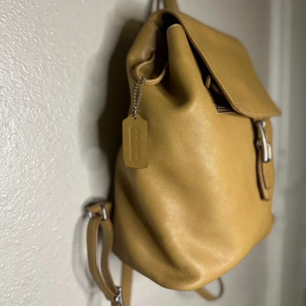Coach Women's Tan and Yellow Bag